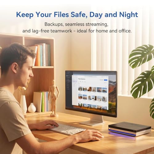 Image of LincStation N1 6-Bay NAS Storage - 16G RAM, 128G ROM, Intel N5105 Quad-Cor 2.9 GHz, 2 Bays 2.5 inch SATA HDD + 4xM.2 NVMe SSD Slots, 4K HDMI, 2.5GbE, 2-Year Warranty, Network Attached Storage (Diskless)