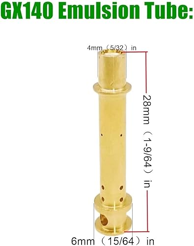 Miniatura 18 de YAMAKATO Kit de chorro de carburador para Predator 212 cc Hemi o Non Hemi 032 033 034 035 036 037 038 y 140 E-Tube, también para 196cc GX160 GX200