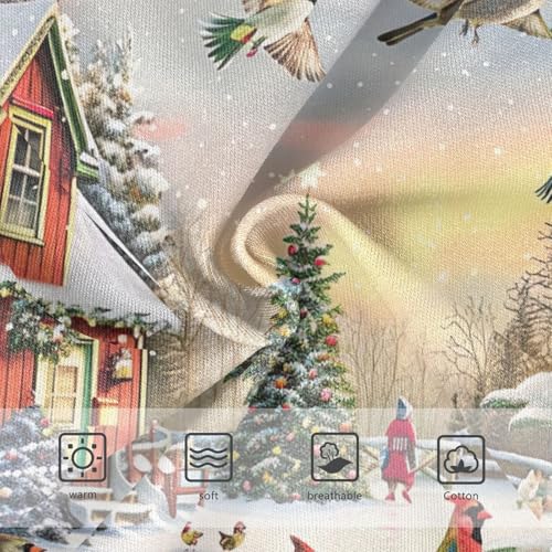 Christmas Cabin Toddler Underwear, Girls' Cotton Brief Underwear, 2T–8 Years3