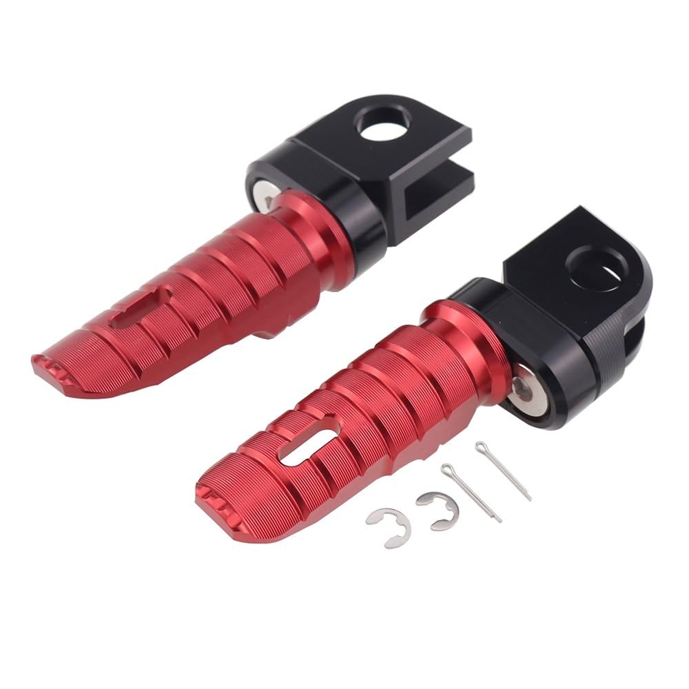 Repose-pieds avant en aluminium CNC rouge pour moto Honda CB1100 et CB1300