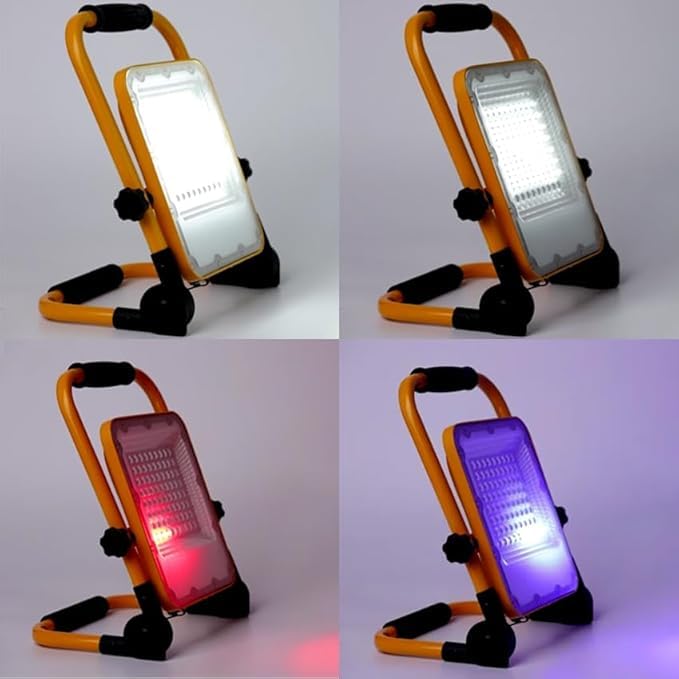 Glowster Proiettore LED ricaricabile 100 W