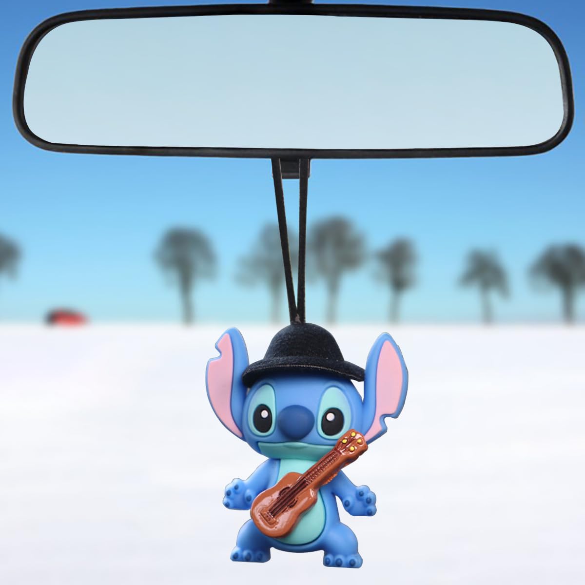 Anime Car Swing Ornament, Decoration, Mirror Hanging Interior Accessories, for Car Rear View Mirror, Gardening Hanging D