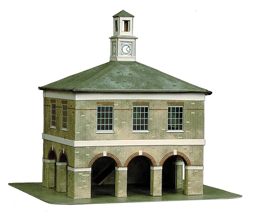 B35 Superquick Market House - 1/72 OO/HO - Card Model Kit