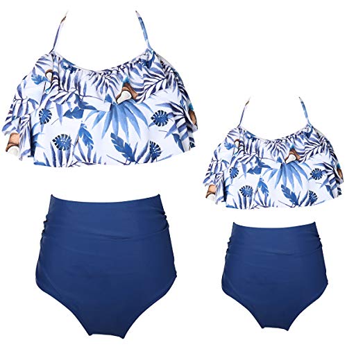 Baby Girls Swimsuits Mommy and Me Swimsuits 2 Pieces Family Matching Swimsuit