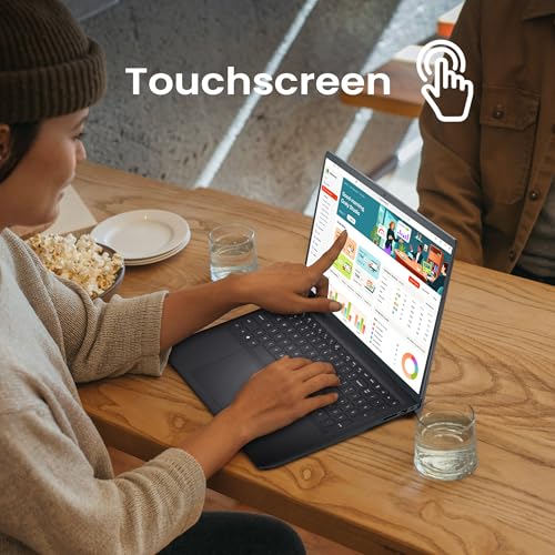 Image of Dell Inspiron 15.6 inch FHD Touchscreen Laptop, Intel Core i7-1255U, 32GB RAM, 1TB SSD, Intel Iris Xe Graphics, Numeric Keypad, HD Camera, WiFi 5, HDMI, Black, Win 11 Pro