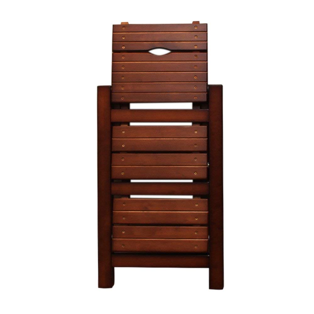 Escabeau en bois pliant à 3 marches tabouret multifonction cuisine
