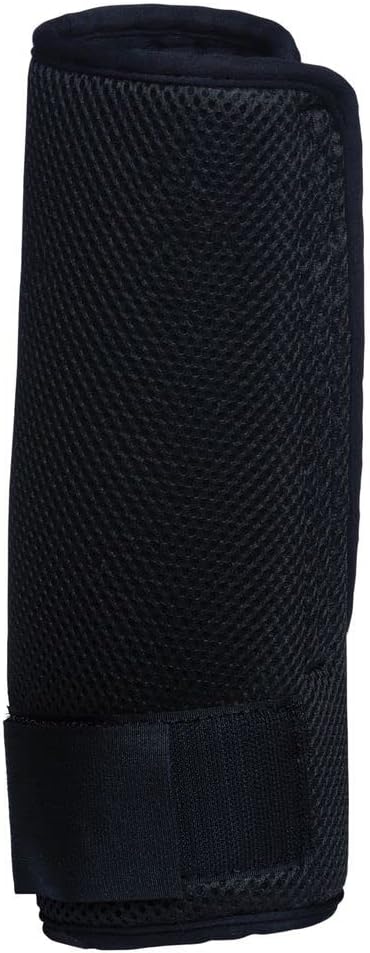 Dura-Tech Deluxe Air-Mesh Fast Wrap Boots | Ultimate Horse Comfort and Protection | Enhanced Breathability | Stable Essential | Color Black | Size Large