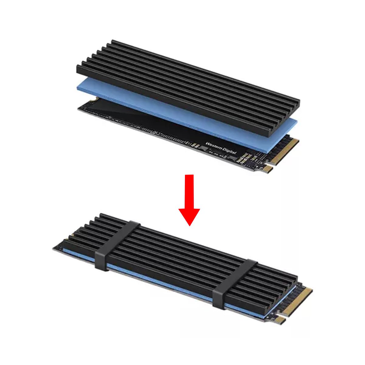 Dissipador de Calor para SSD NVMe M.2 2280: Review após 7 dias de uso