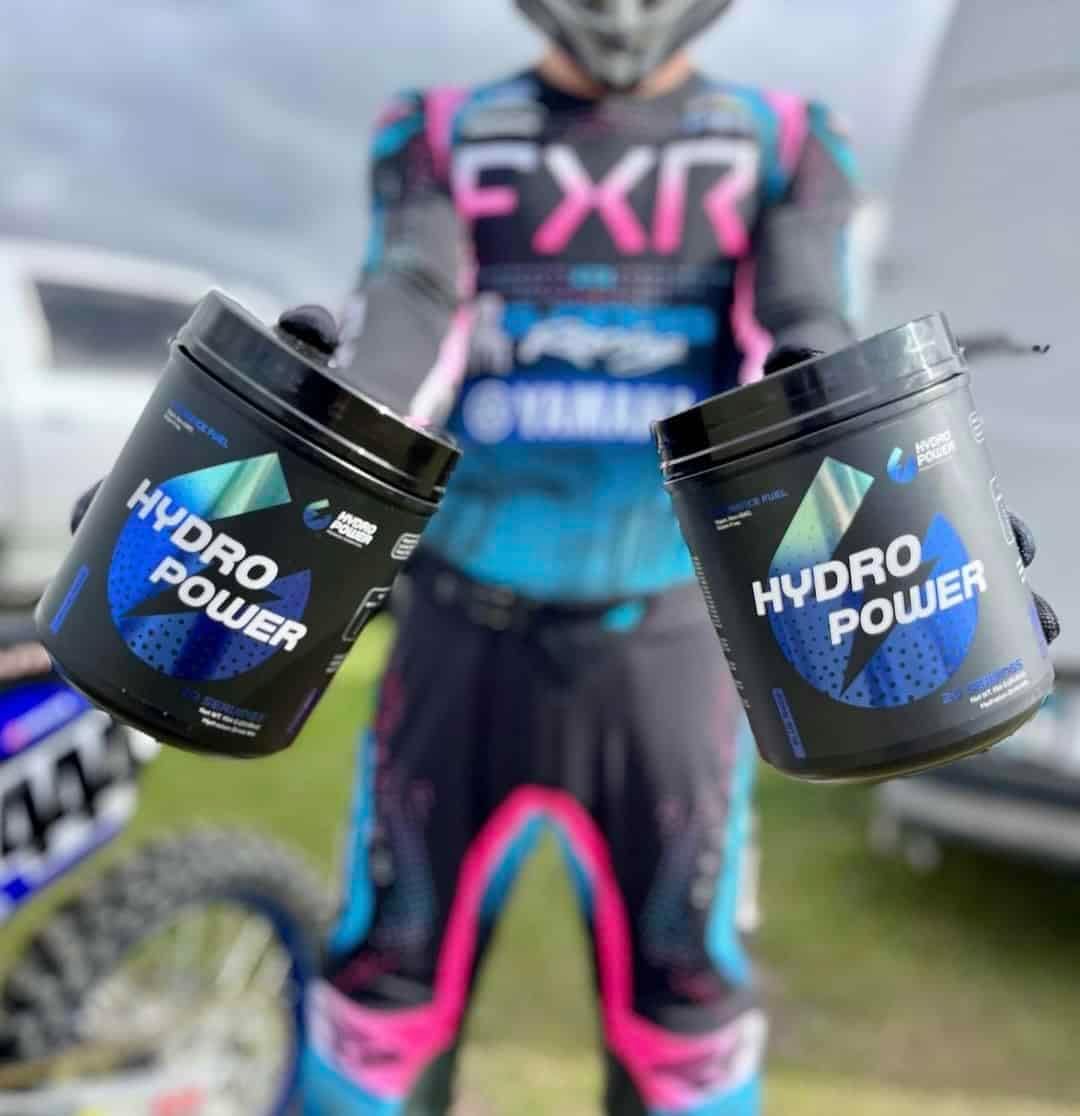 Hydro Power Endurance Fuel Blue Razz and Shaker Bundle 20 Servings, Hydration Drink Mix with Electrolytes and Calories, Non-GMO, Gluten Free, Vegan Friendly