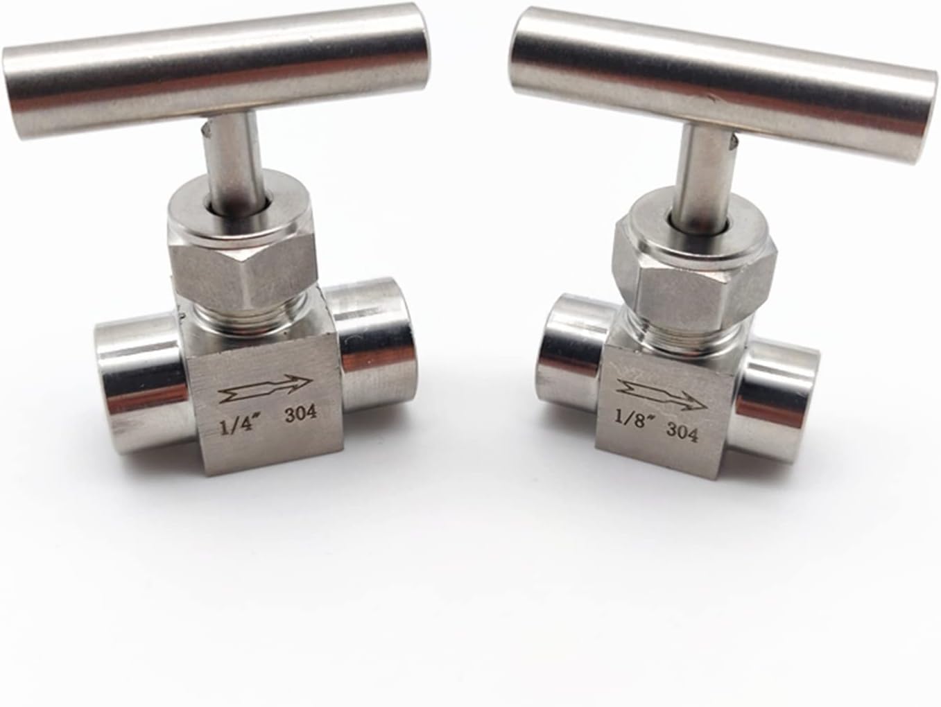 めねじグローブバルブ 1/8 "1/4" 3/8" 1/2" 304 ステンレス鋼ニードルバルブ流量