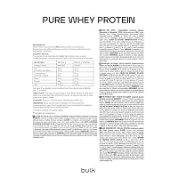 Bulk Pure Whey Protein Pulver, Schokolade Erdnuss, 1kg – Ansicht 7