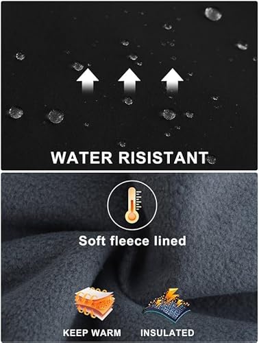 HFDWYJ Winterhose Softshellhose Kinder Mit Fleecefutter wasserdichte Outdoor Hose Warm Skihose Wanderhose Jungen