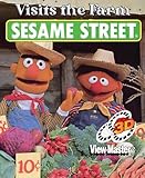Sesame Visits The Farm - Classic ViewMaster - 3 Reel Set - 21 3D Images - Bert & Ernie, Big Bird