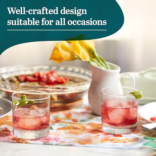 Libbey-917CD-Heavy-Base-Rocks-Glasses-Set-of-12-Rocks-Whiskey-Glasses-Set-with-Simple-Lines-Dishwasher-Safe-Cocktail-Drinking-Glasses-Ideal-Rocks-Glassware-for-Special-Moments