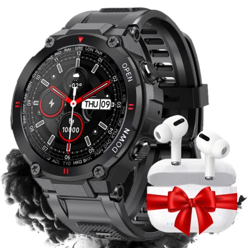 Relojes Inteligentes Hombre Xiaomi Relojes Inteligente Hombre,Smartwatch con Llamadas Pulsómetro Presión Arterial, Monitor de Sueño,Podómetro Pulsera Reloj...