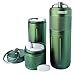 MEECN Two-Layer Pill Organizer Pill Box, Waterproof Pill Container, Pill Holder can Store Pills Anything Sizes, Vitamins, Cod Liver Oil, Supplements and Medication, Size: 1.6 x 1.6 x 4.4 in (Green)