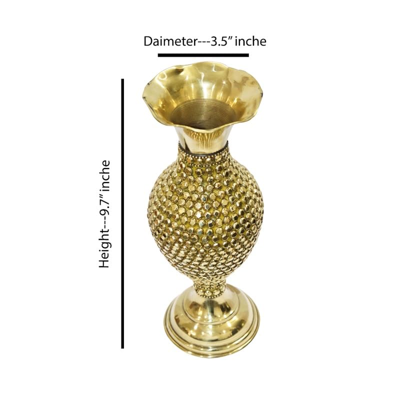 Vase à fleurs moderne BRACOP fait main pour sublimer une table vide sans décoration