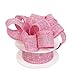 Burlap Ribbon Perfect for Wedding Home Decoration Gift Wrap Bows Made Handmade Art Crafts 1-1/2 Inch X 10 Yard Spool (Pink)