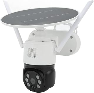 1080P HD Wifi Solar Camera Security Outdoor, Wall Mounted Surveillance Camera, 2 Way Talk, App Control, Settable Area Alarms, Night, Human Motion Detection