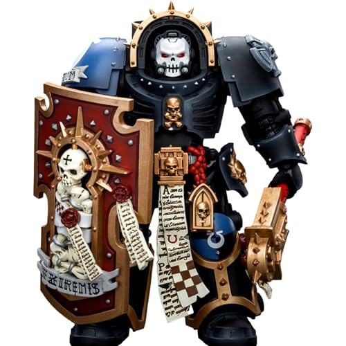 JOYTOY Warhammer 40K 1/18 Action Figures Ultramarines Chaplain in Terminator Armour 5.6Inch Collectible Model