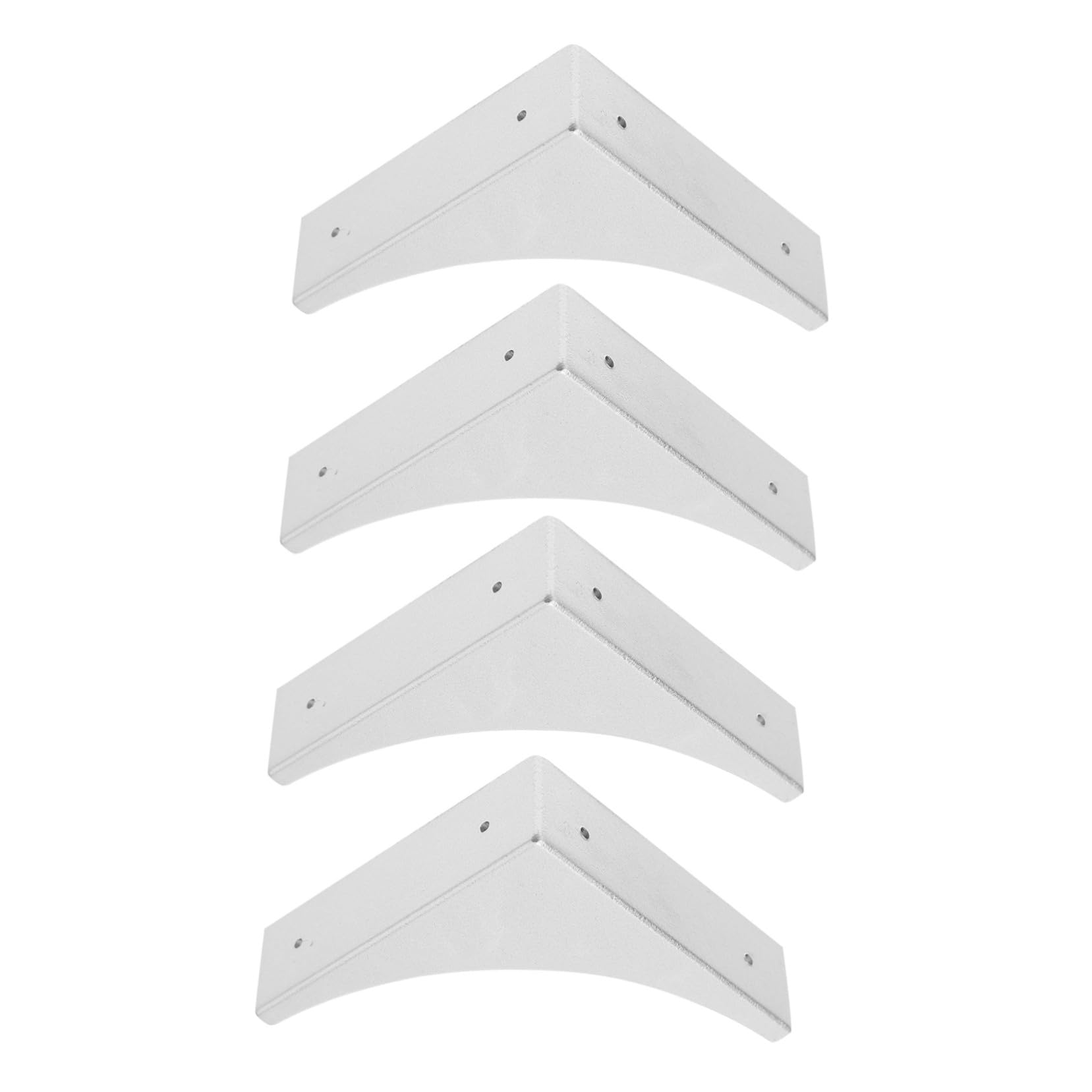 Housoutil 8 Piezas Protector De Esquinas En Forma De l Protectores De Esquina para Bebés Protector De Esquina para Muebles Plata Esquina Cubre La Seguridad del Bebé Armario Blindaje Bronce