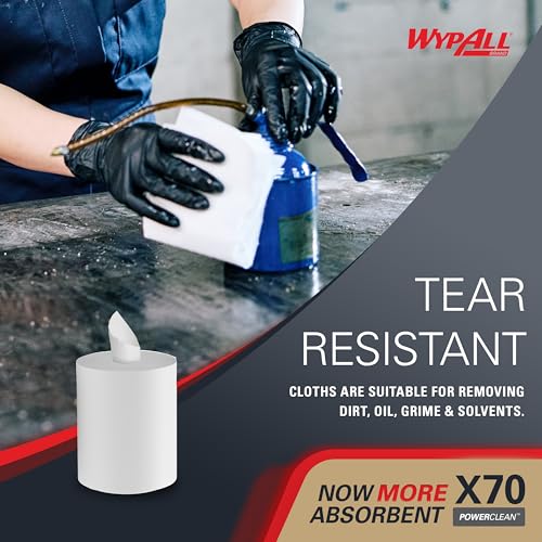 Image of WypAll PowerClean X70 Medium Duty Cloths, 3 x 275 Towels (41702)