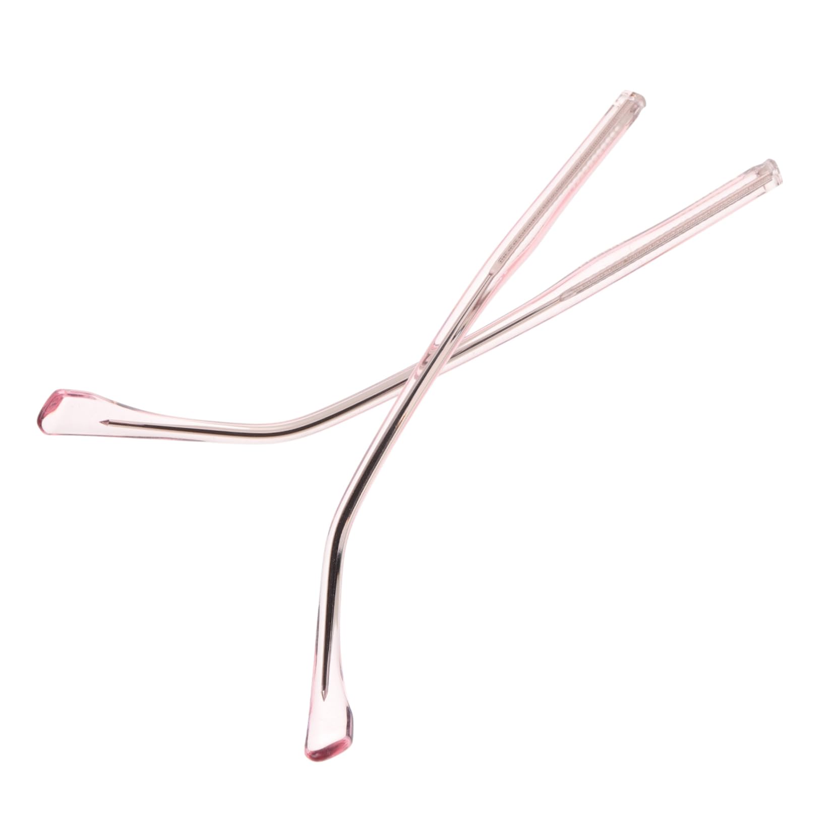 FOMIYES 1 Pair Glasses Accessories Glasses Arms Replacement Eyeglass Arm Replacement Eyeglasses Replacement Parts Sunglasses Universal Glasses Replacement Temple Eyeglasses Arm Pink Metal