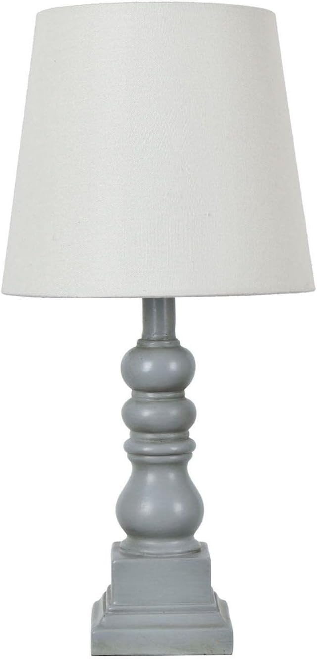Crestview Collection Benson 18.5 Inch Resin Table Lamp (Distressed Gray)