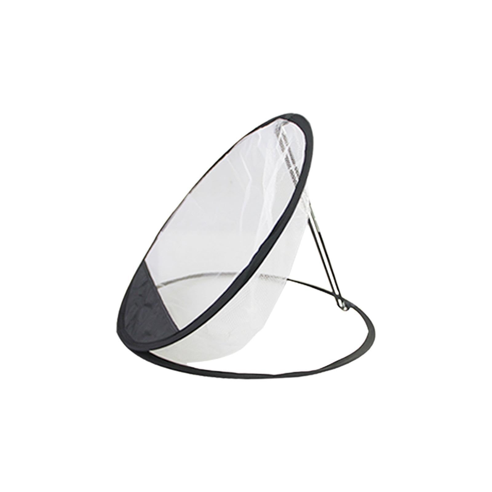 Filet de Golf avec Sac en Filet Noir pour ramasser efficacement Les balles et améliorer Votre entraînement. Ce de 50 cm de diamètre est Portable et Amovible. Livré
