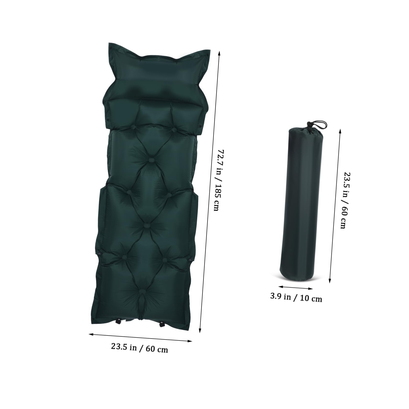 BIUDECO Portable Self Inflating Sleeping Mat Lightweight Compact Camping Mattress with Automatic Inflation for Hiking and