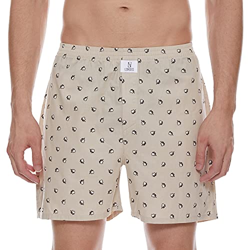 Image of Longies Men's Cotton Printed Regular Boxer Shorts