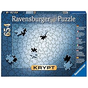 Ravensburger 15964 Krypt Silver – 654 pc Blank Puzzle Challenge