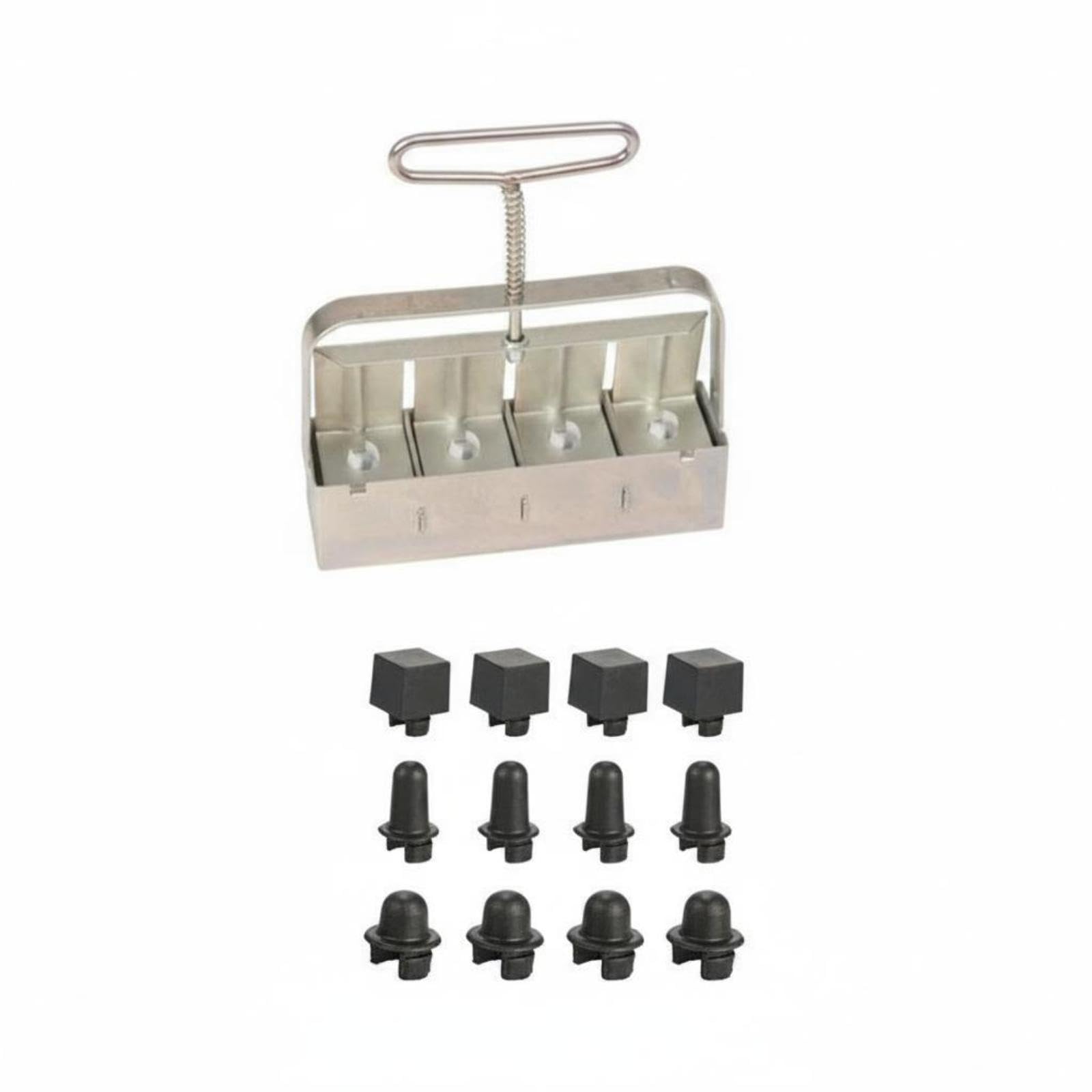 Four-Cavity Soil Block Maker Reusable Mini Soil Block Maker Easy to Use Hand Press Press for Gardeners, Greenhouse, Nursery-image-30