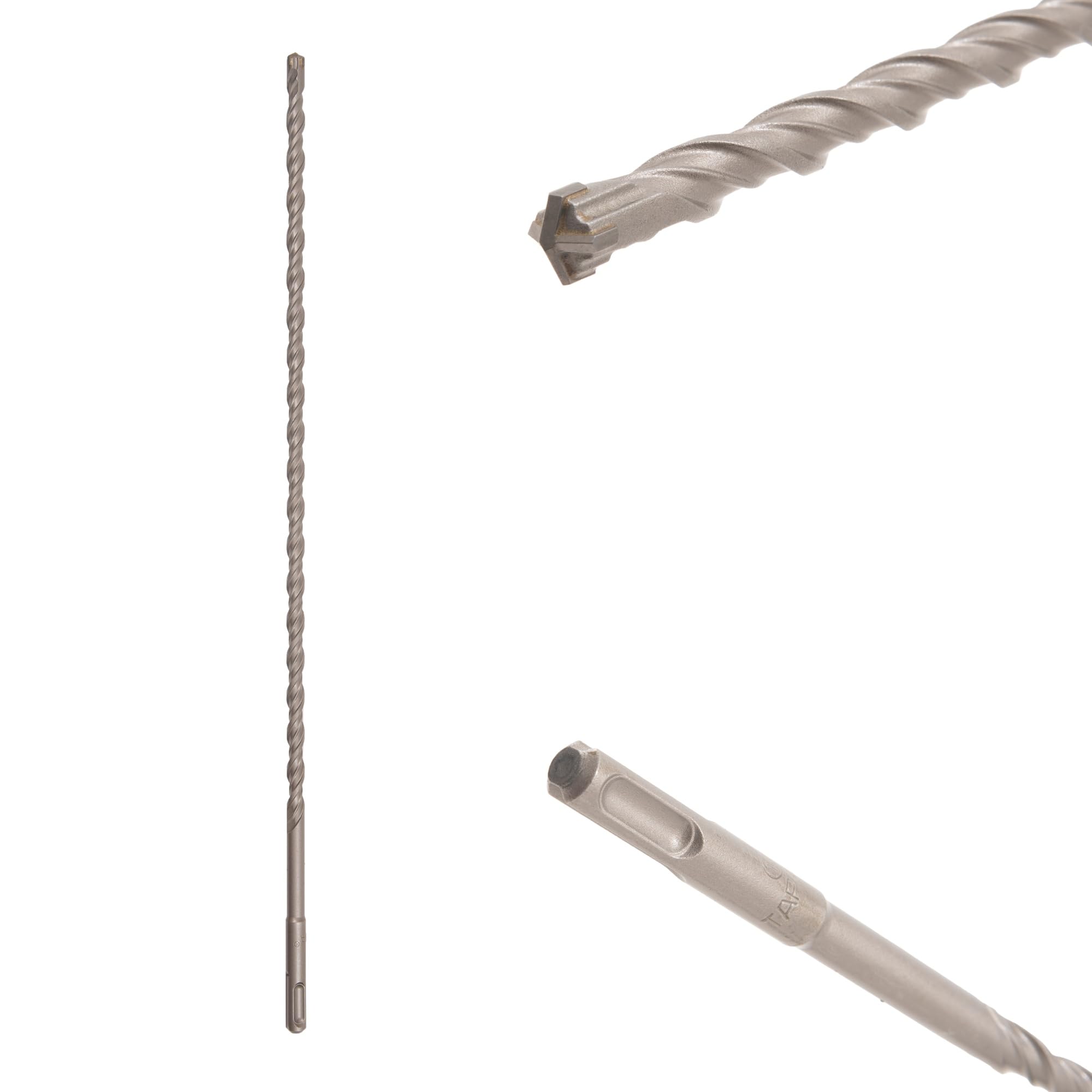 TAPARIA 10mm Cross Point Tip SDS Plus Hammer Drill Bit for Concrete/Masonry Drilling (HDC 10460, 10x400x460 mm)-Home, DIY, Professional, Construction, Brick, Wall-Drilling-image-37