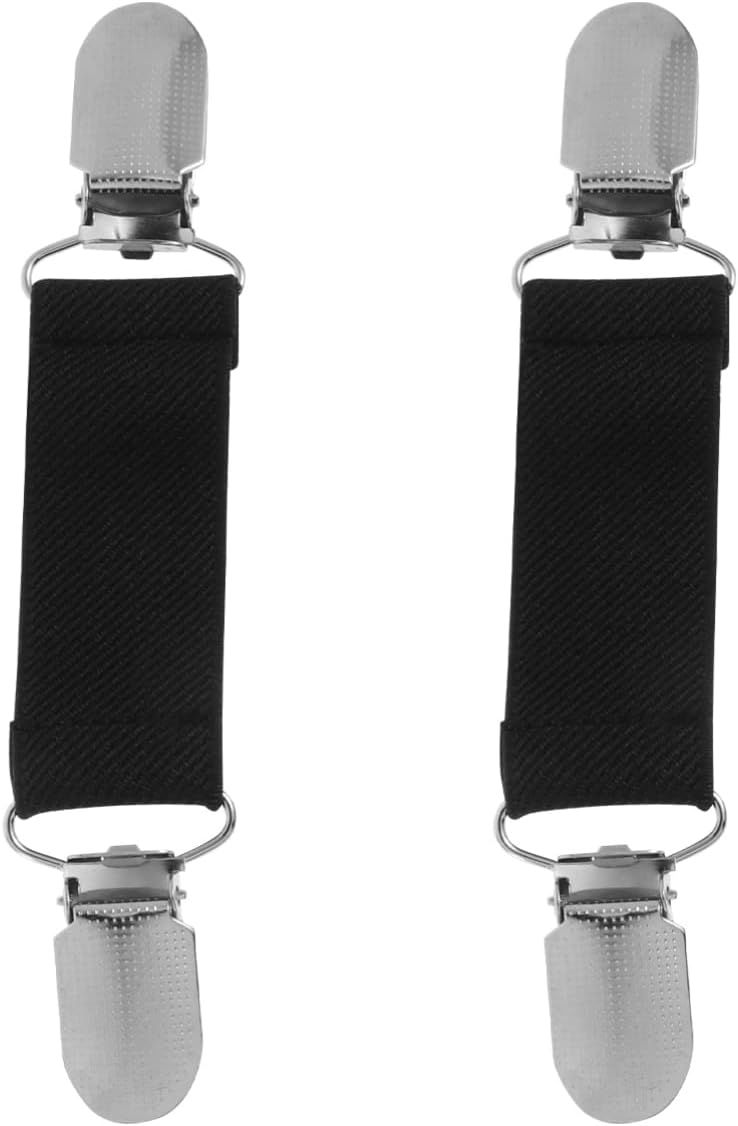 Slip Bed Sheet Clips Multi Purpose Elastic Grippers for Cushions and Sofa Covers Alloy Fasteners Non Slip Fastening Black