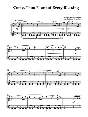 A Sacred Collection, Bk 1: 8 Intermediate Arrangements of Favorite Hymns for Solo Piano - Image 4