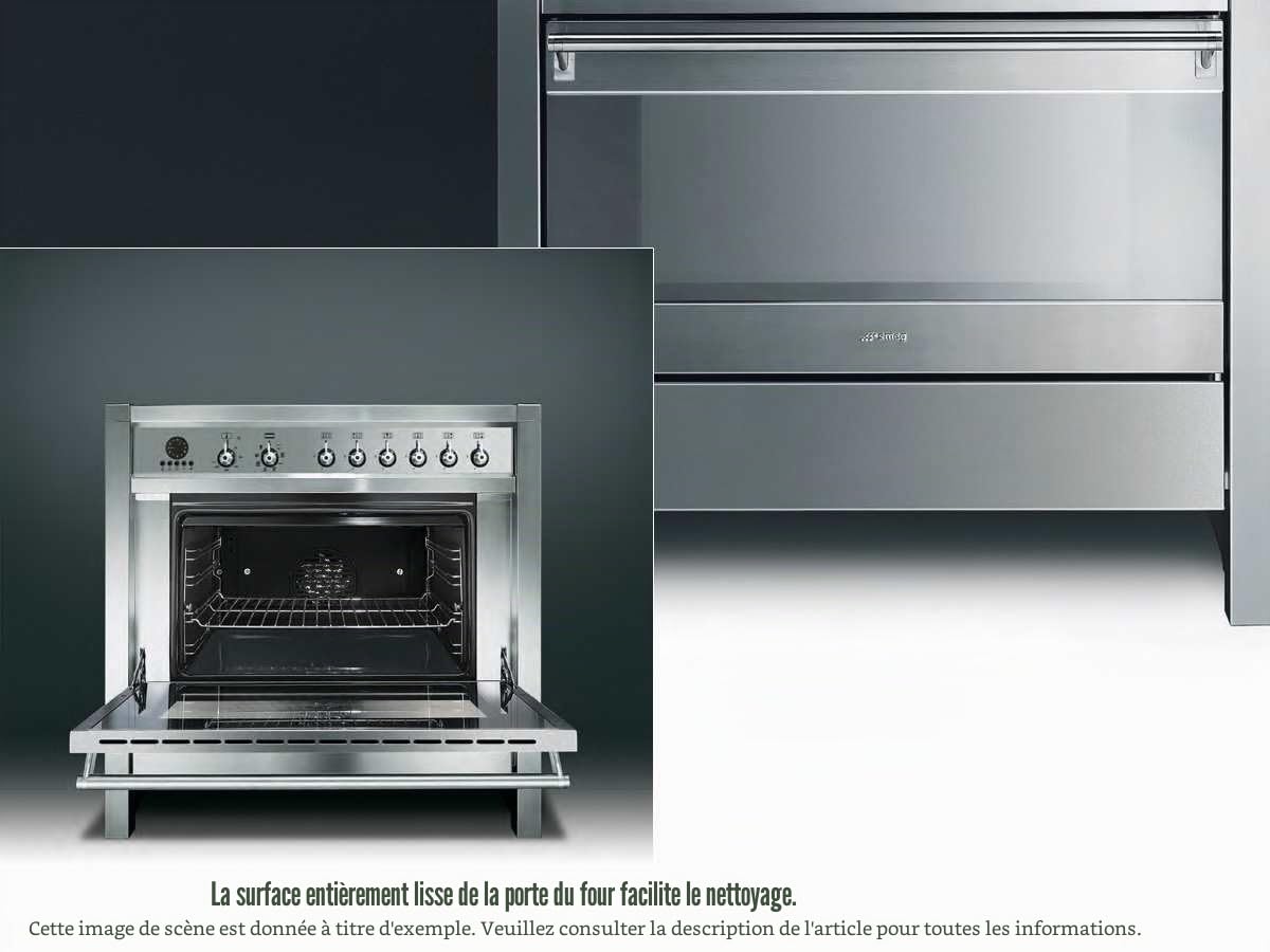 Cooker SMEG cx68 cm8 Stand stainless steel bäter Zone 60 cm Electric cooking stove Cooking