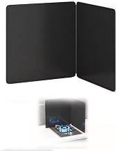 Non-Stick Folding Splatter Guard - 2-Sided Oil & Fat Protector for Kitchen Stove | Cooking & Frying Splash Back Screen (40x40CM) - Essential Kitchen Accessory