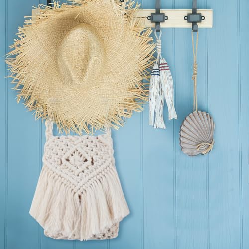 WEBEEDY Kit de bolsa de macramê DIY Easy Boho Macramê com corda de algodão de 3 mm x 70 metros e tut