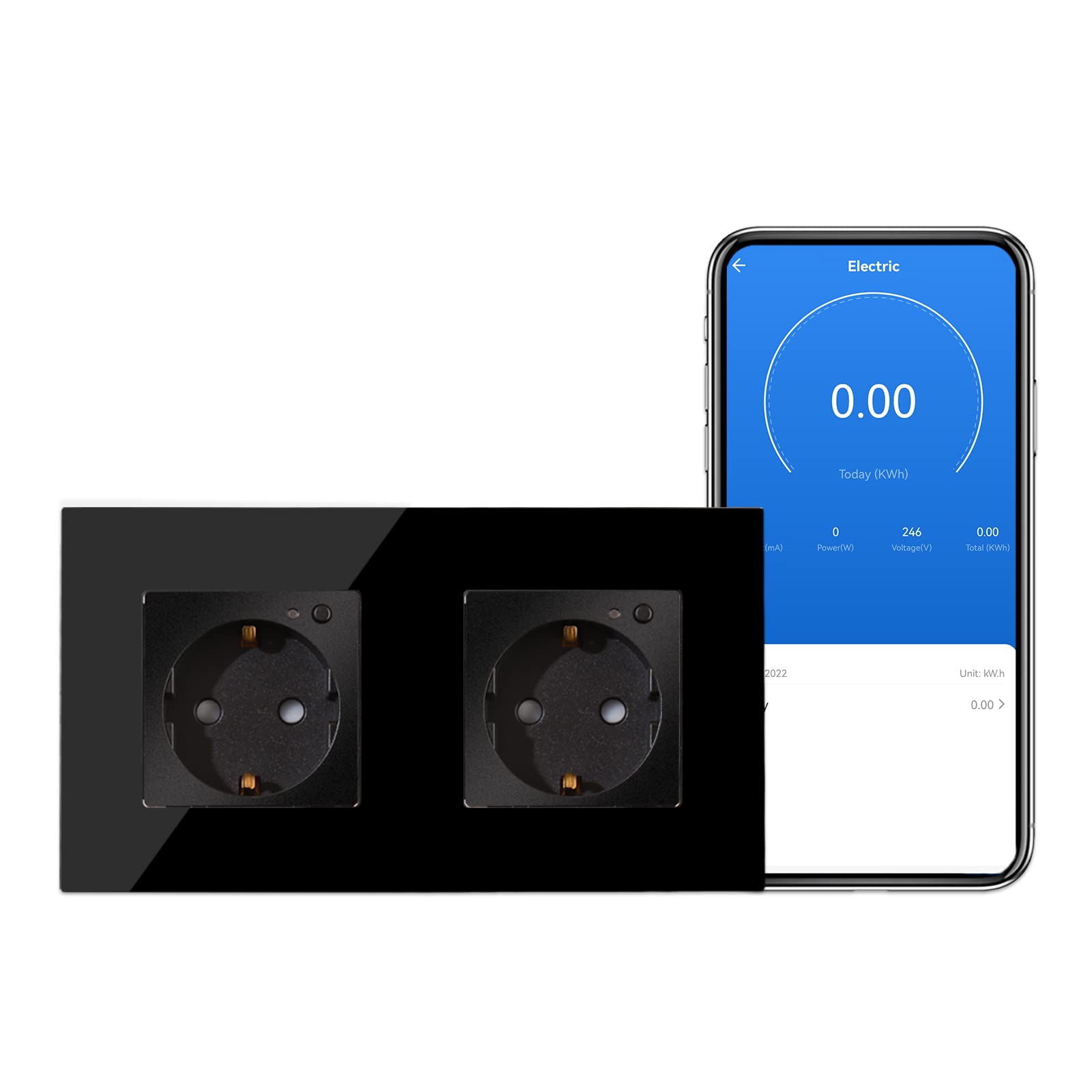 Wifi tijdschakelaar met usb poort / stopcontact / slimme stekker / werkt met ios of android app Wifi tijdschakelaar met usb poort / stopcontact / slimme stekker / werkt met ios of android app