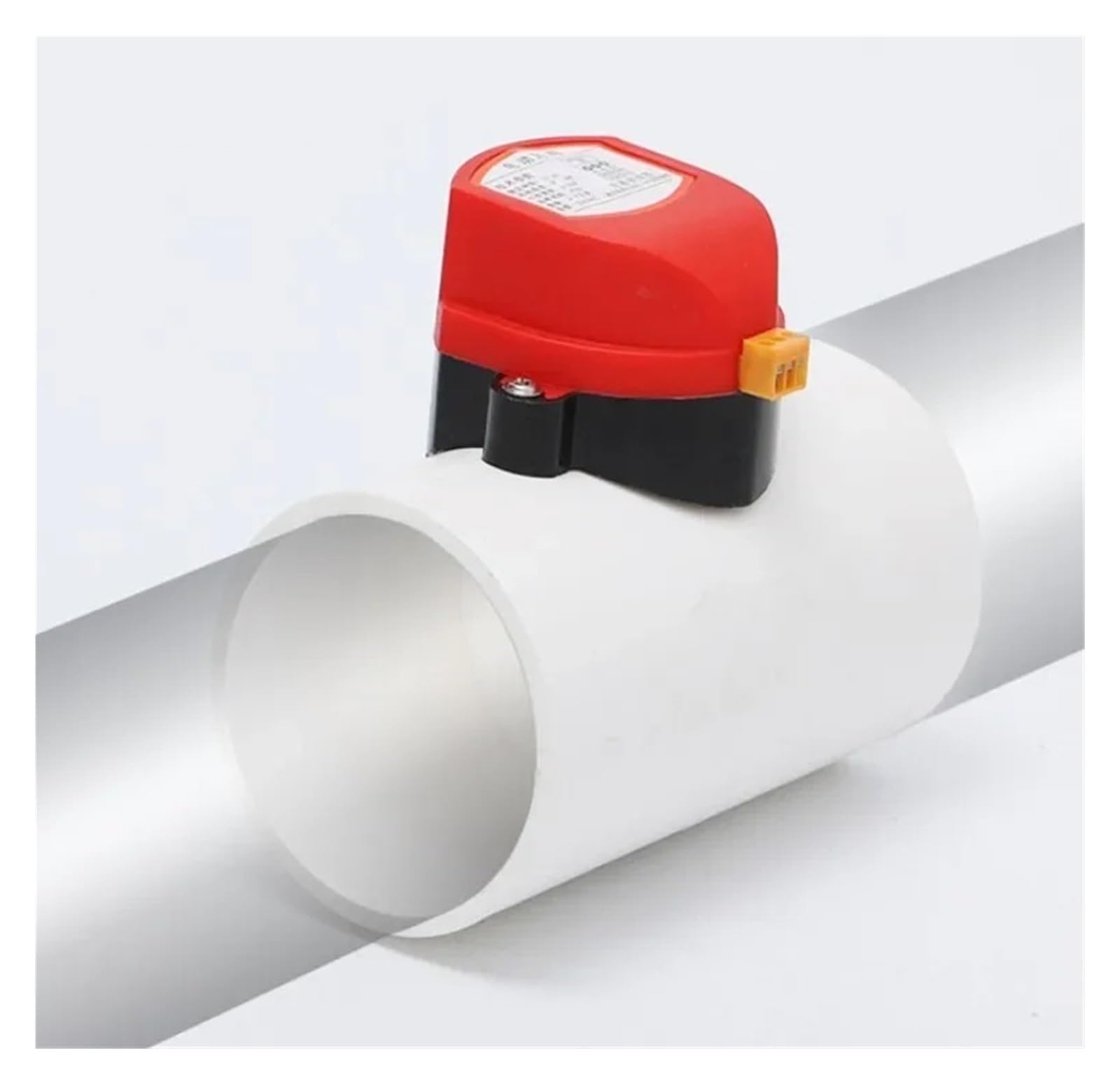 Válvula eléctrica para conducto de aire Válvula antirretorno motorizada de plástico ABS 220 V AC, para manguera redonda de 75 mm, 110 mm, 160 mm, para control del volumen de aire (75 mm, DC12 V)