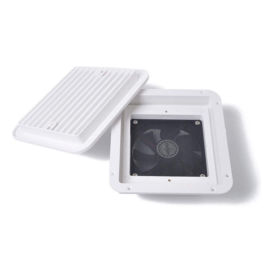 Riloer Ventilazione di ventilazione della ventola di scarico di raffreddamento 12V per camper RV Caravan White