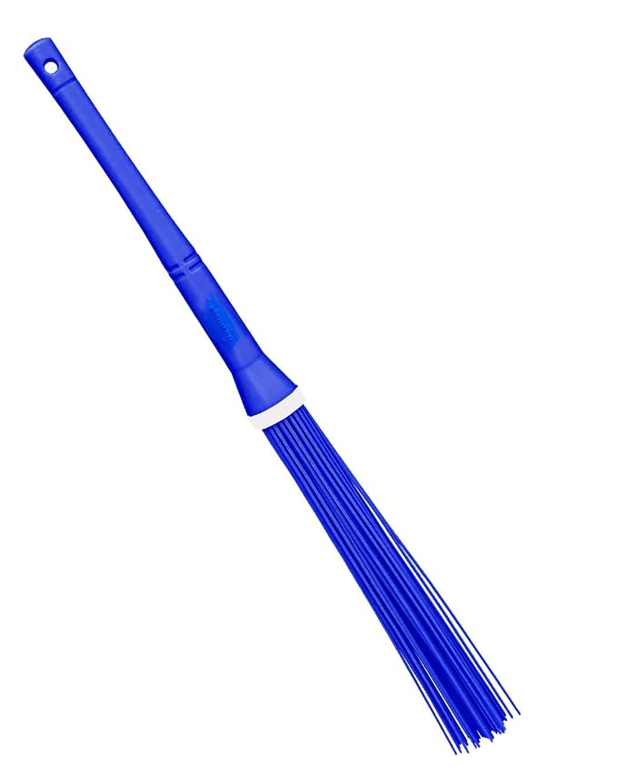 Chand Suraj Kharata XL 33 Plastic Broom for Bathroom, Toilet, Kitchen & Home Floor Cleaning | Long Handle Plastic Seekh Jhadu with 60 Sticks | Multicolor (1)(Hard_Floor) Pack of 1