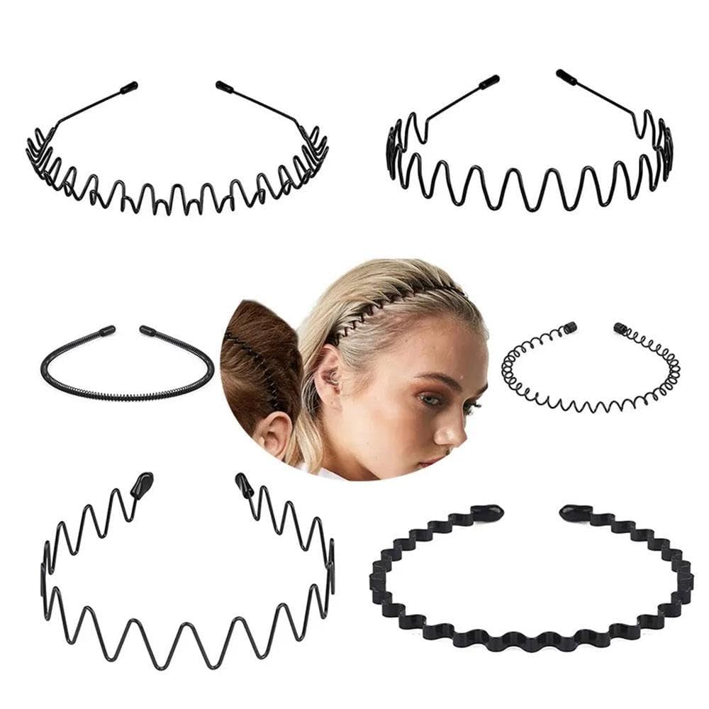 Fascia per capelli piccola nera - Royal Beauty