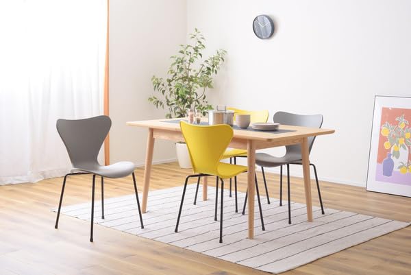 セブンチェア　ダイニングチェア　ホワイト　2脚セット　アルネヤコブセン Amazon｜☆2脚セット☆ SEVEN CHAIR（セブン・チェア）ポリプロピレン