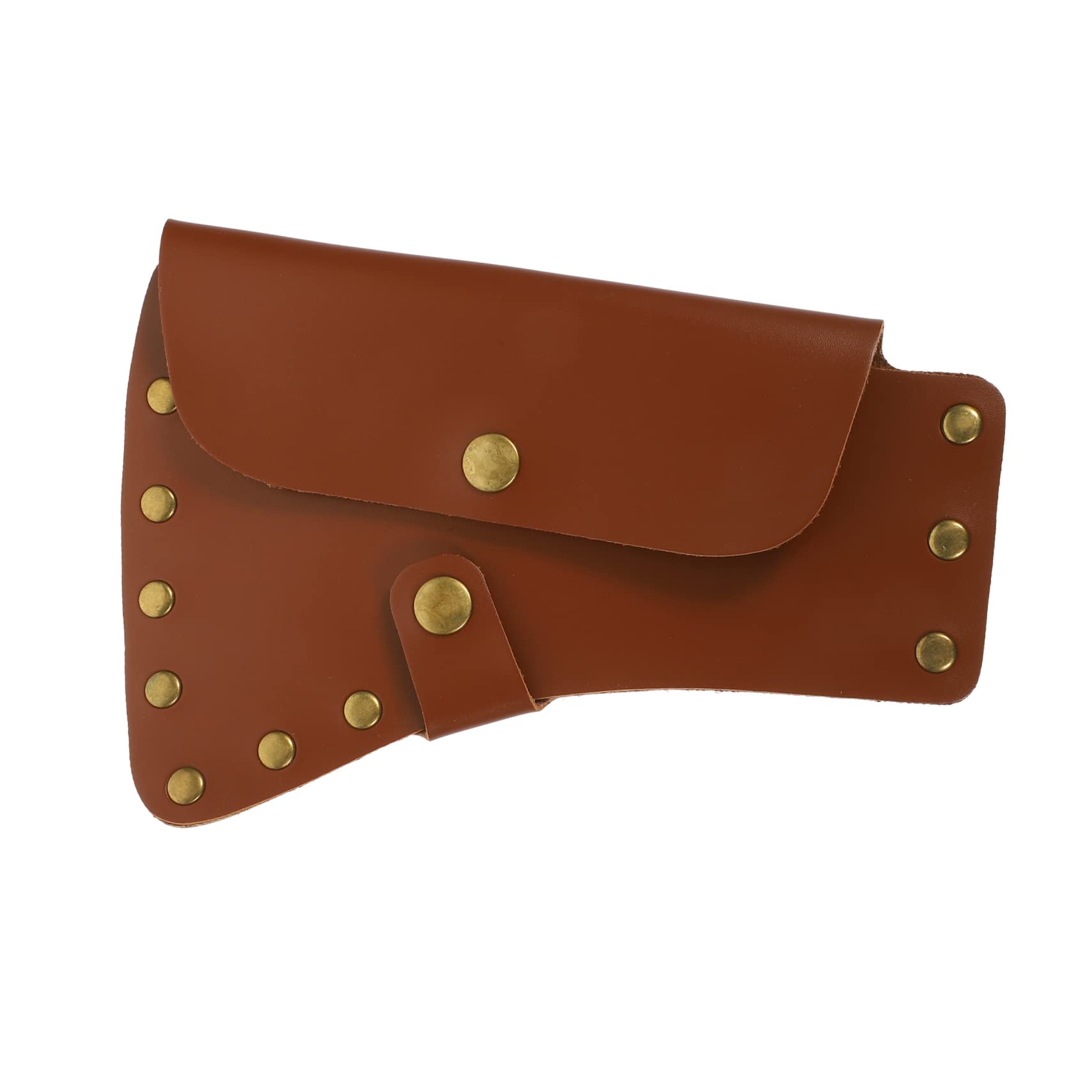 Camping Axe Protector Hand Axe Cover Single Bit Axe Guard Leather Axe Hardware Axe Sleeve Portable Axe Cover Leather Axe Cover Replace Shield Axe Sleeve Leather Tools