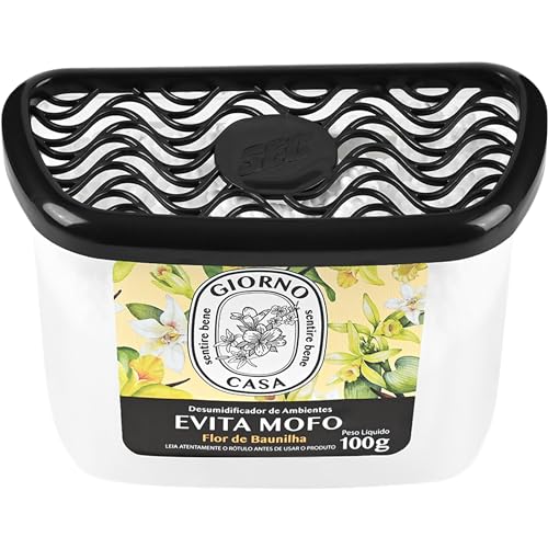 Giorno Casa Evita Mofo Absorventes De Umidade (Desumidificador) Flor De Baunilha 100 G Amarelo