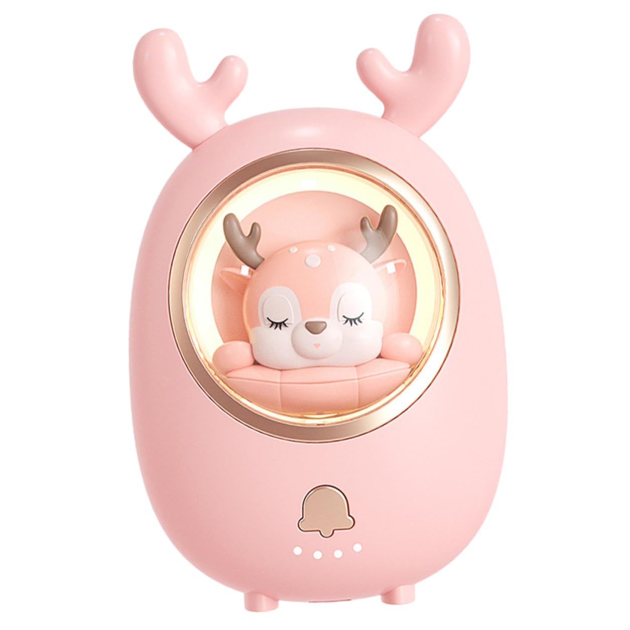 WOONEKY Chauffe-Mains Lumineux USB Rechargeable, Mini Chauffe-Mains Dessin Animé, Motifs Animaux, Protection Surchauffe, Portable, Usage Camping Randonnée Plein Air, pour Filles