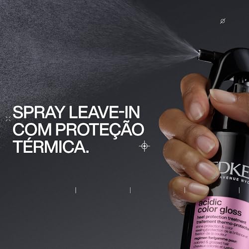 Acidic Color Gloss Leave-In 190ml Redken Tratamento sem enxaguar Termoprotetor e protetor de cor