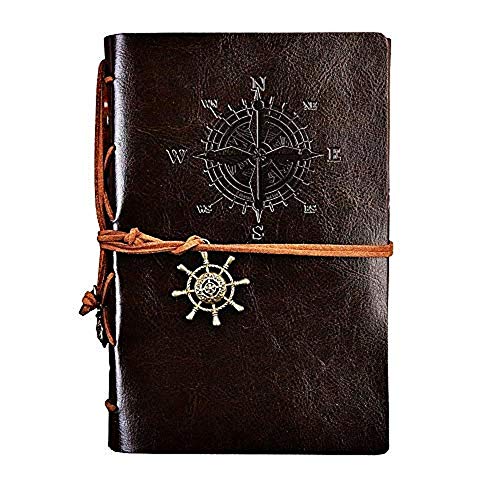 Inception Pro Infinite Journal u0096 Carnet u0096 Pirate u0096 Nautique u0096 Pages en blanc u0096 Simili cuir u0096 Vintage u0096 Tête de Moro u0096 Idée cadeau